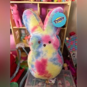 Easter Peeps Tie dye bunny plush